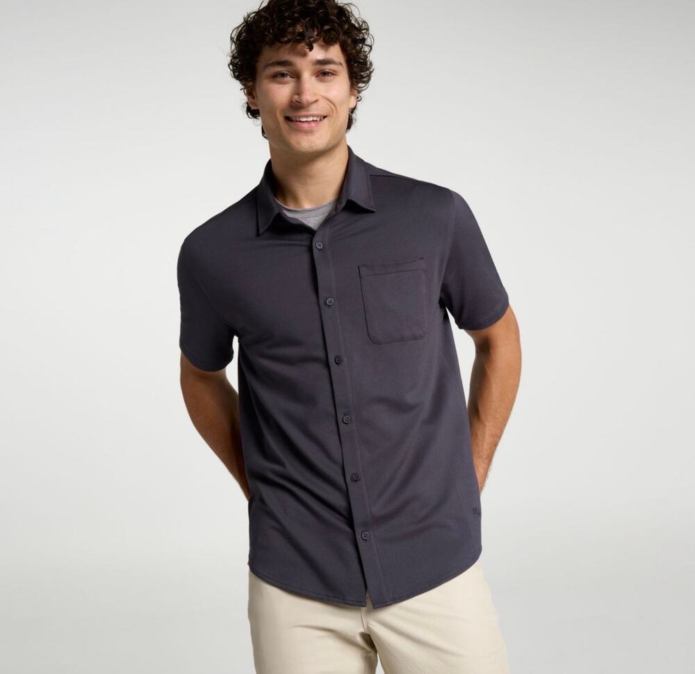 VRST Limitless Performance Button-Up Shirt XL Gray New with tags NWT